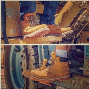 Men’s Ever Boot Leather Work Boots -NIB